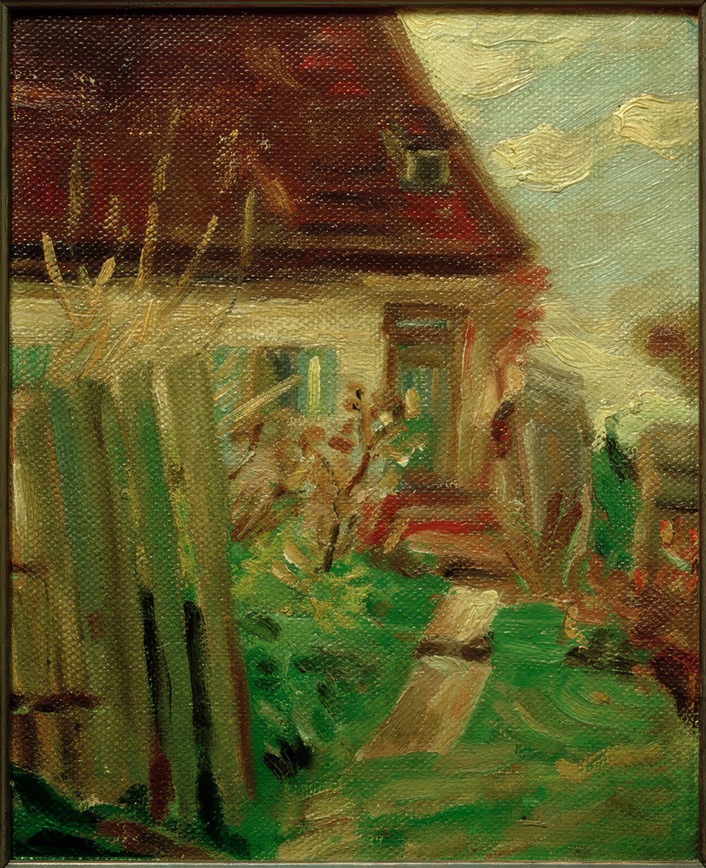 Etzenhausen w pobliżu Dachau autorstwa Fritz von Uhde