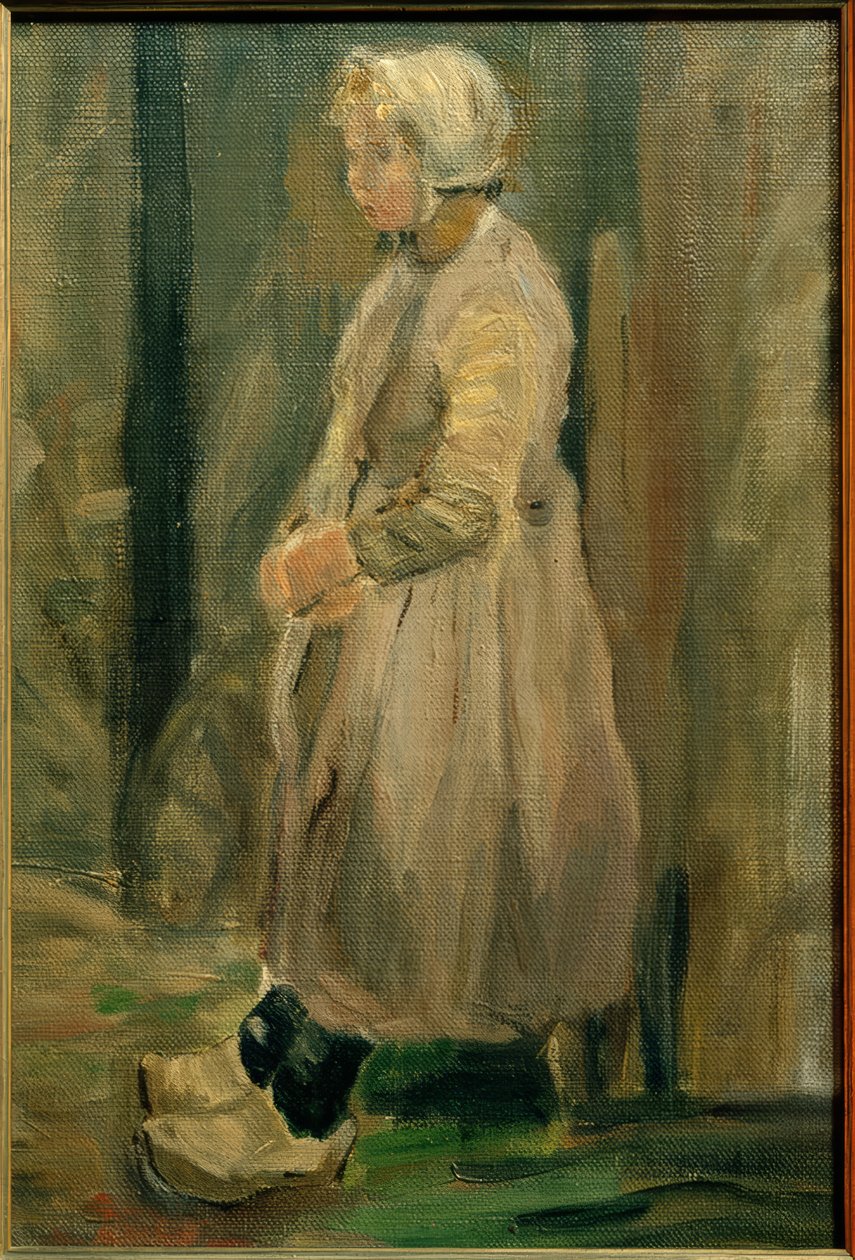Dziecko holenderskiego rybaka (Zandvoort) autorstwa Fritz von Uhde