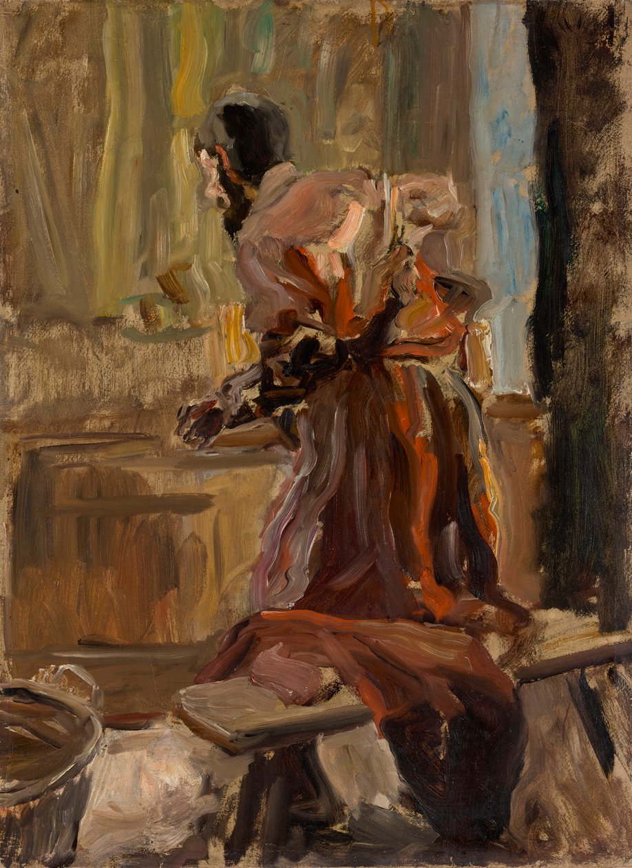 Studium pleców króla autorstwa Fritz von Uhde