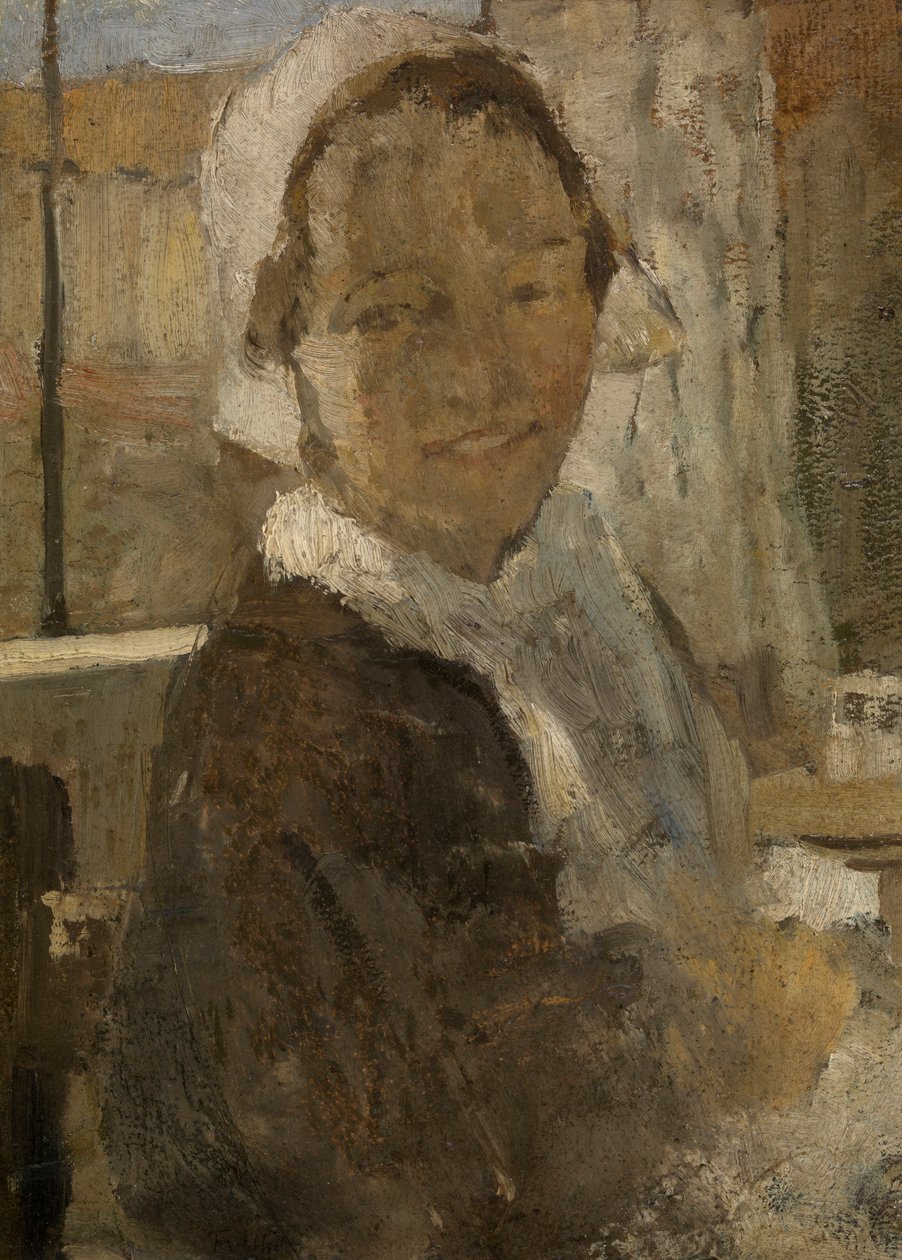 Młoda dziewczyna autorstwa Fritz von Uhde