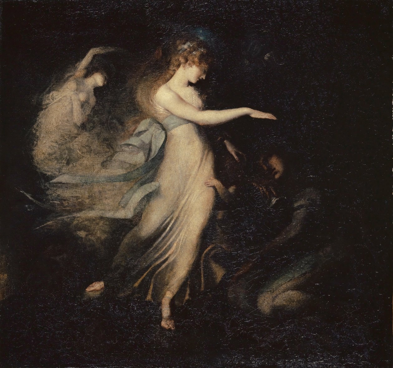 Królowa Wróżek ukazuje się księciu Arturowi, 1786-1788. autorstwa Füssli