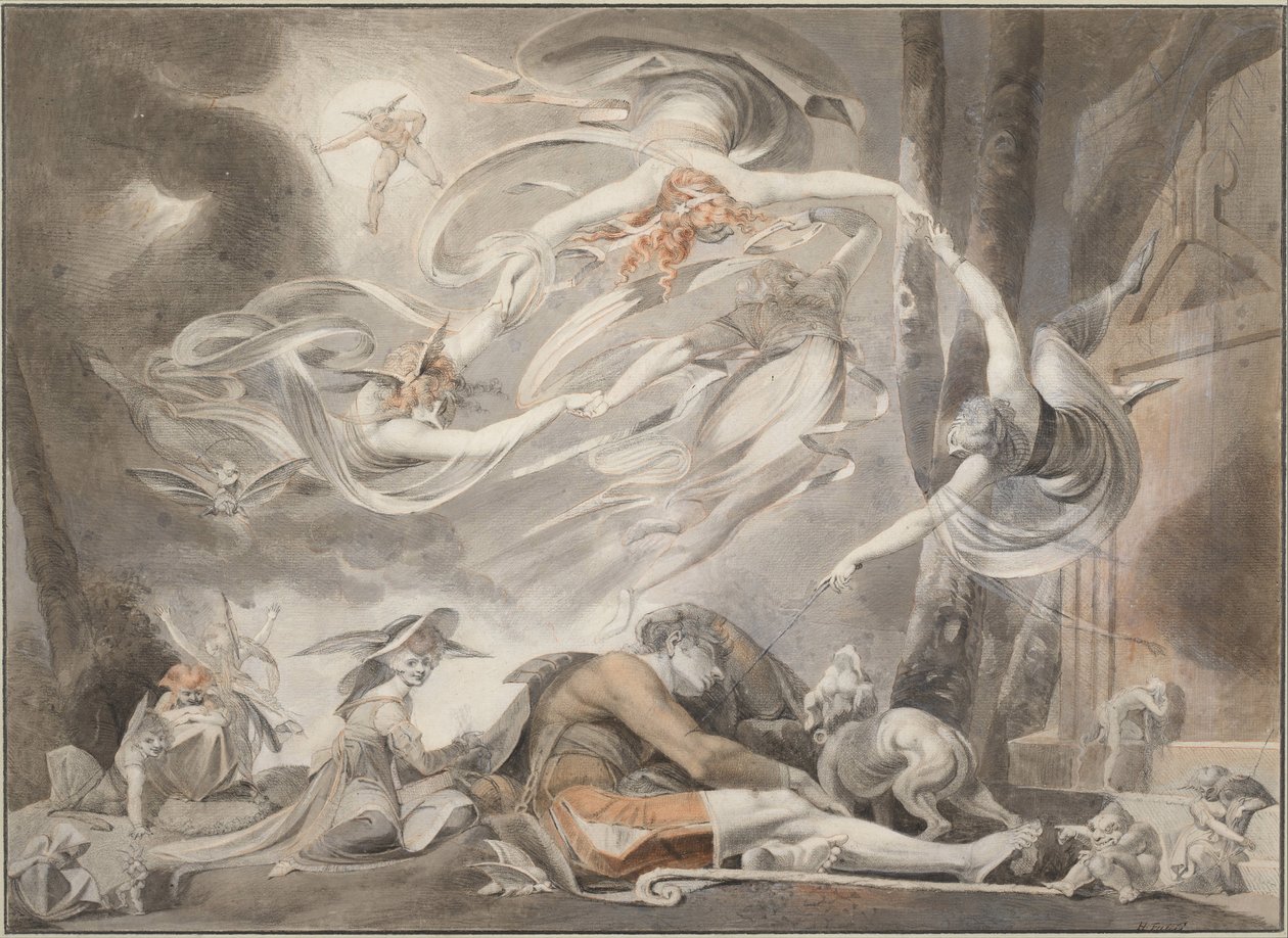 Sen pasterza, 1786 autorstwa Füssli