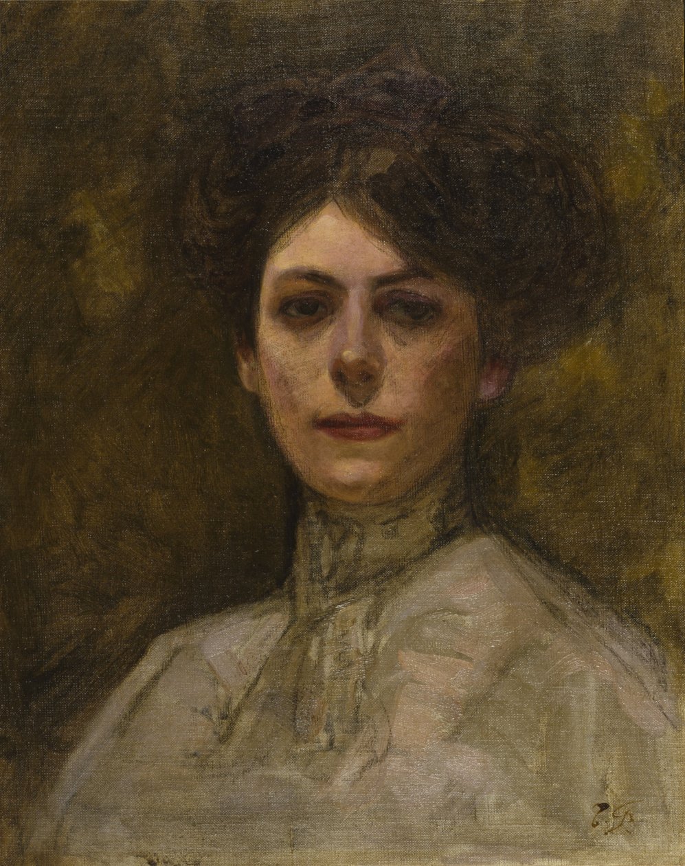 Portret włoskiej damy autorstwa Fujishima Takeji