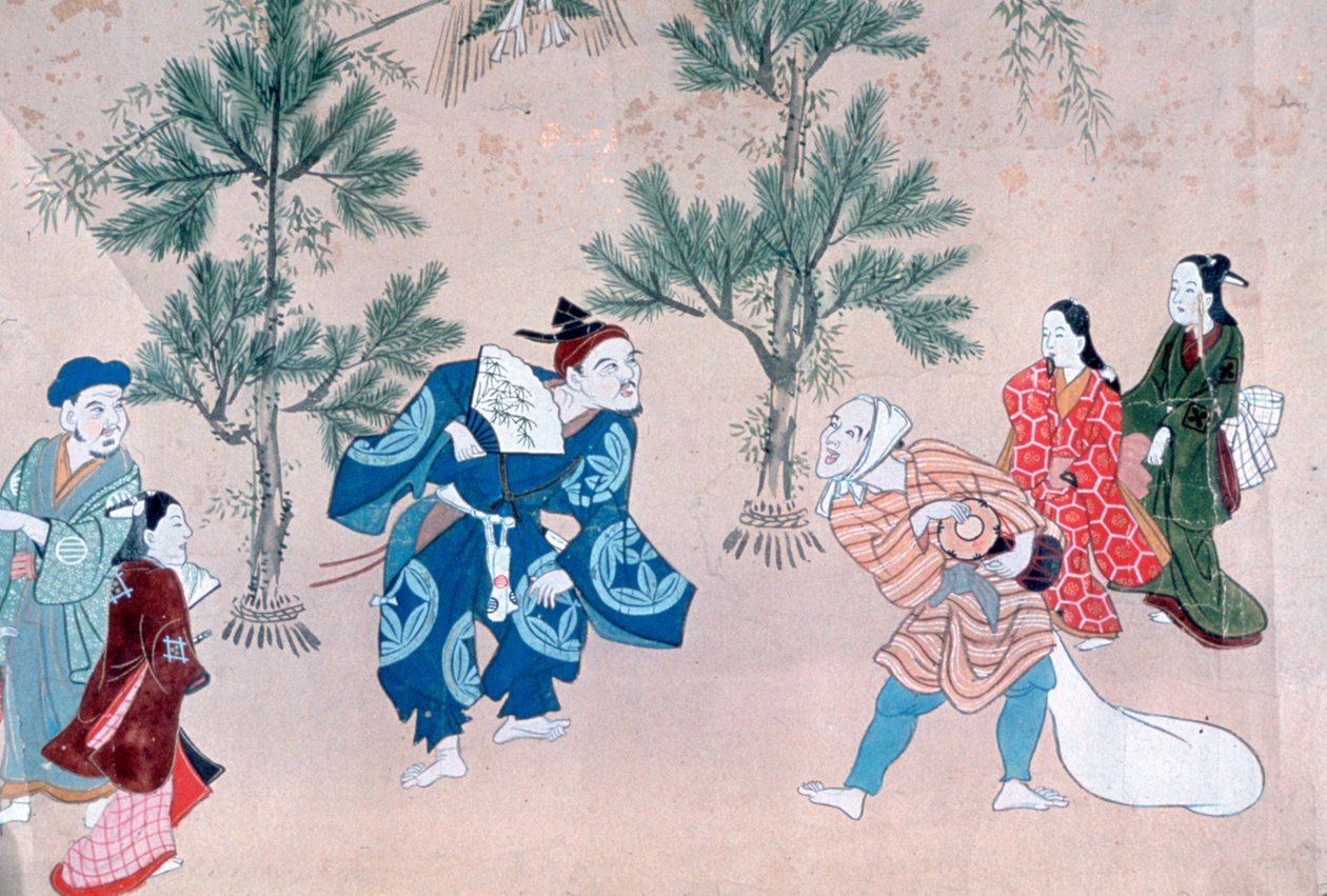 „Wydarzenia roku w pływającym świecie”, 1695-1700 autorstwa Furuyama Moroshige