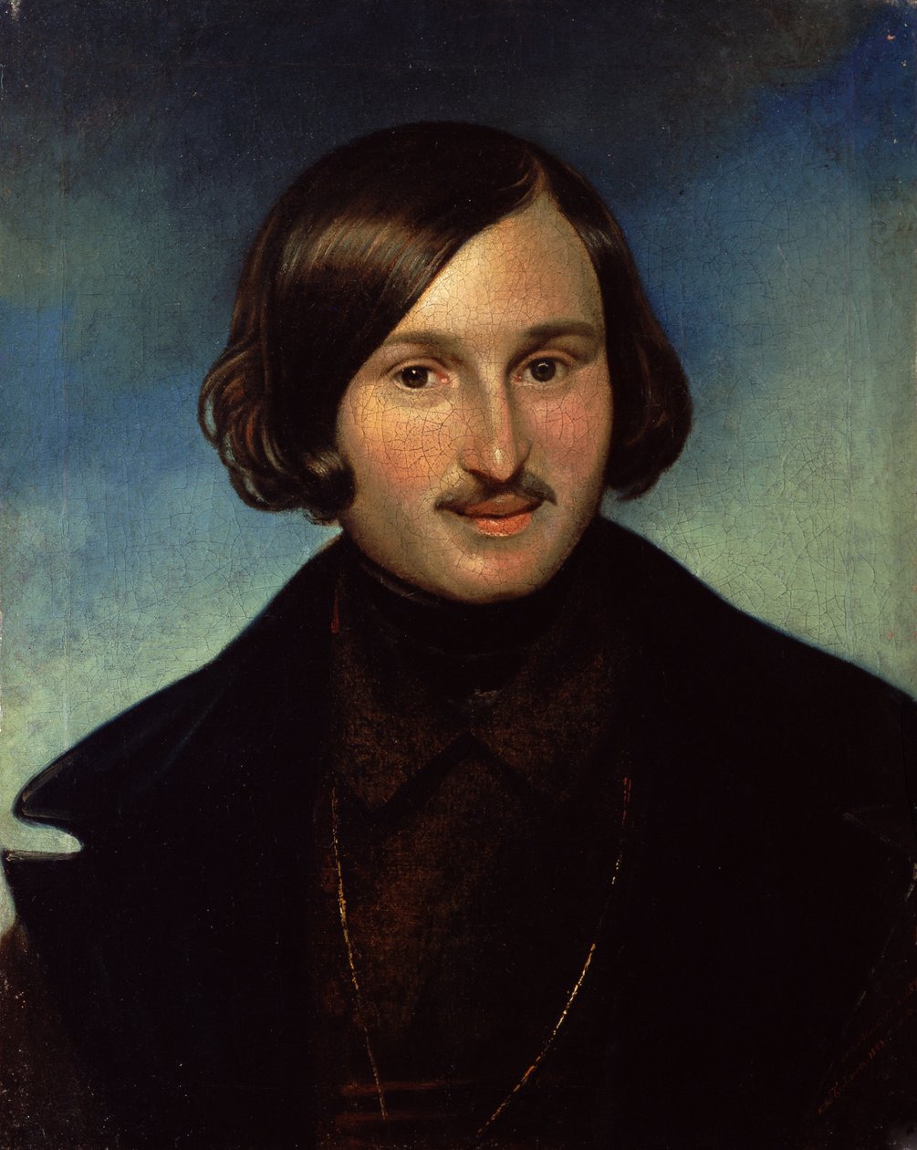Portret Nikołaja Gogola, 1841 autorstwa Fyodor Antonovich Moller