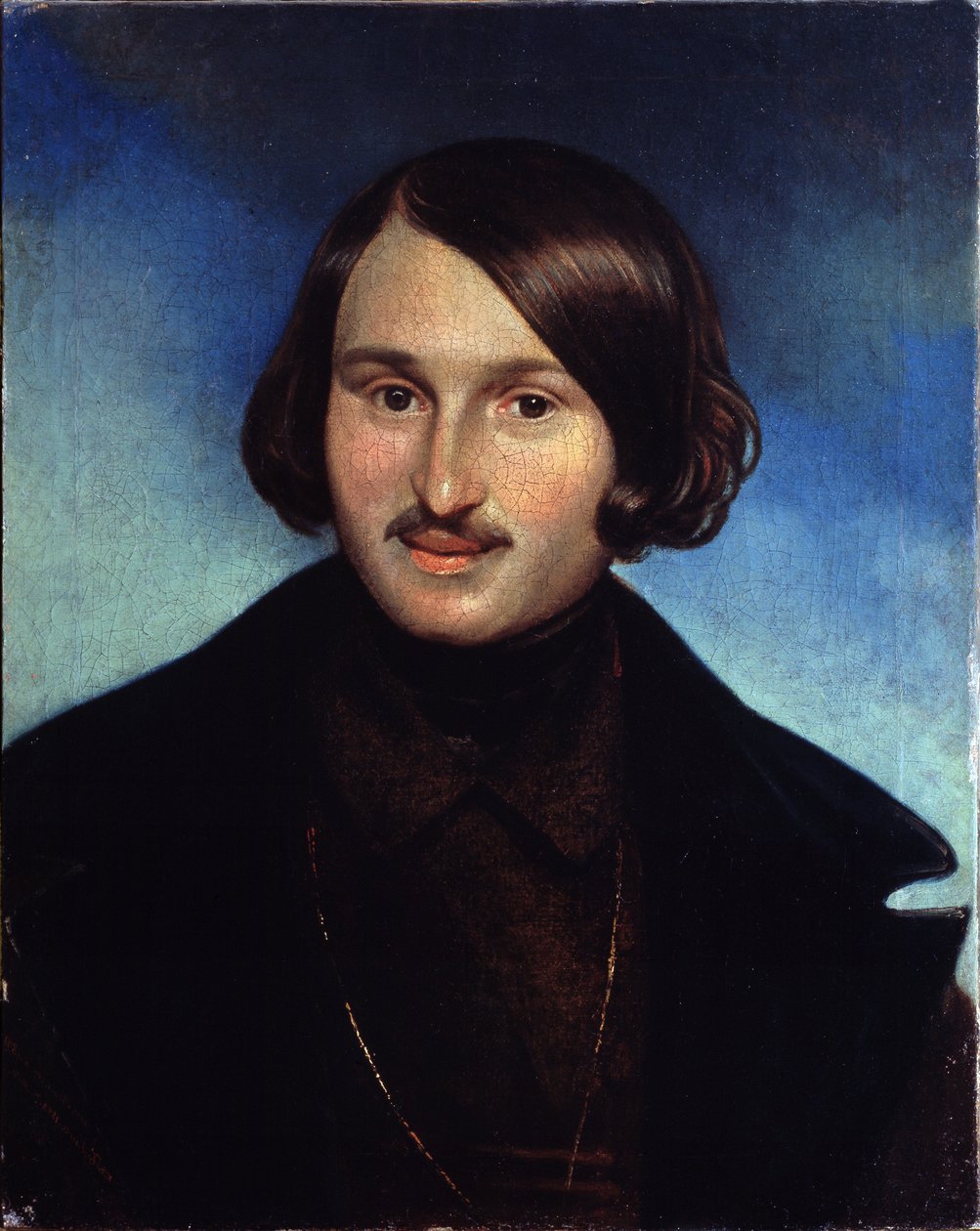Portret autora Nikołaja Gogola autorstwa Fyodor Antonovich Moller
