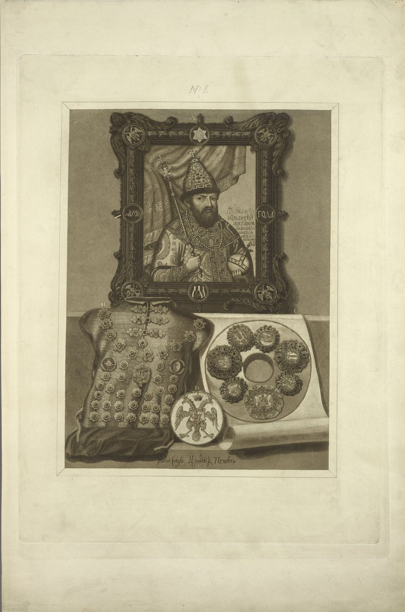 Srebrna Zbroja i Pieczęć Carska. Od starożytności państwa rosyjskiego przed 1853 r. autorstwa Fyodor Grigoryevich Solntsev
