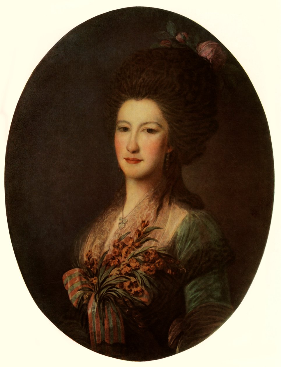 Portret hrabiny J. V. Santi, 1785, 1965. autorstwa Fyodor Rokotov