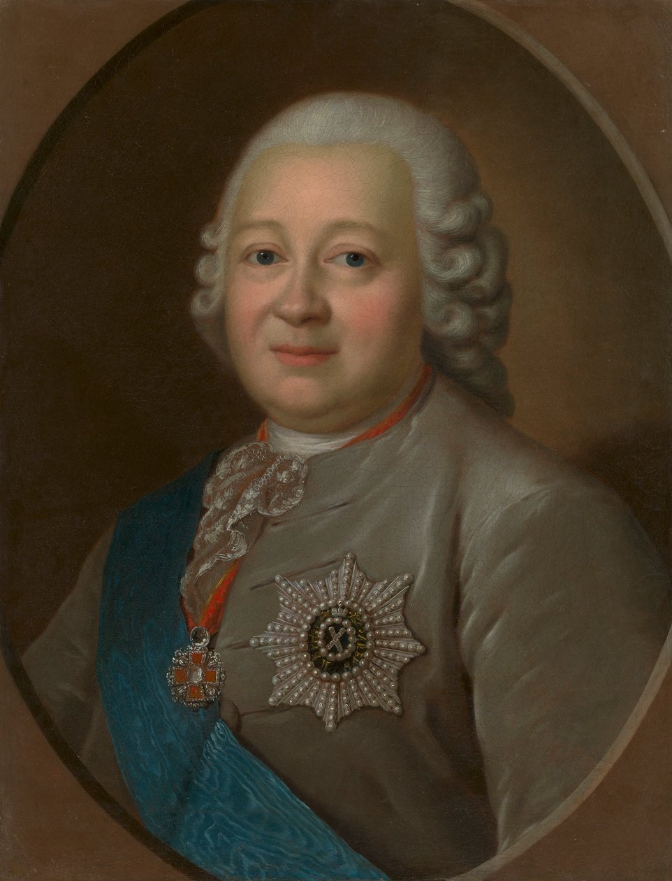 Portret generała hrabiego Nikity Iwanowicza Panina 1718-1783, lata 70. XVIII w. autorstwa Fyodor Stepanovich Rokotov