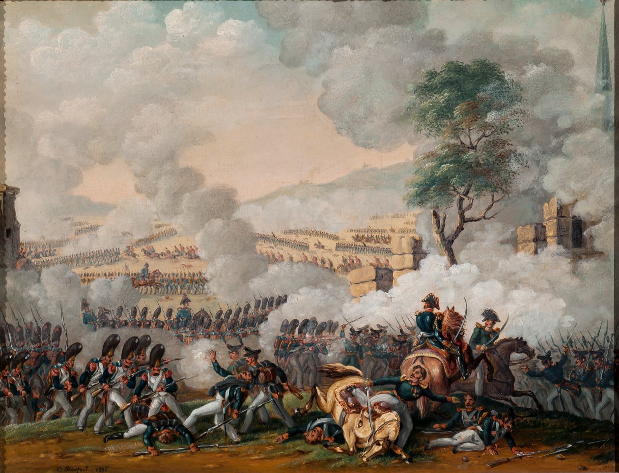 Bitwa pod Lutzen, 2 maja 1813, 1835 autorstwa G. Beaufort