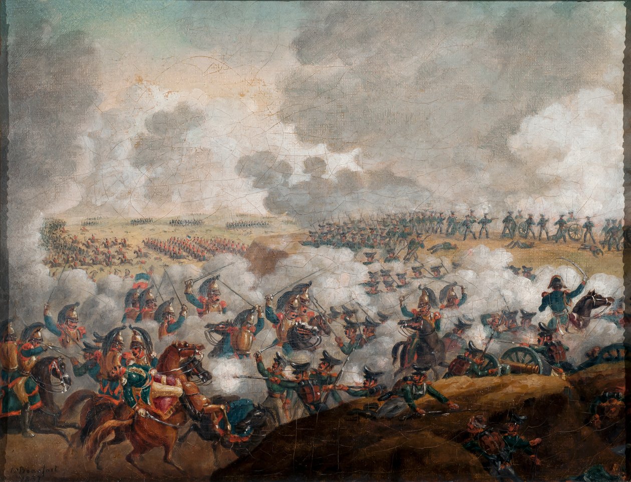 Bitwa pod Moskwą, 7 września 1812, 1835 autorstwa G. Beaufort