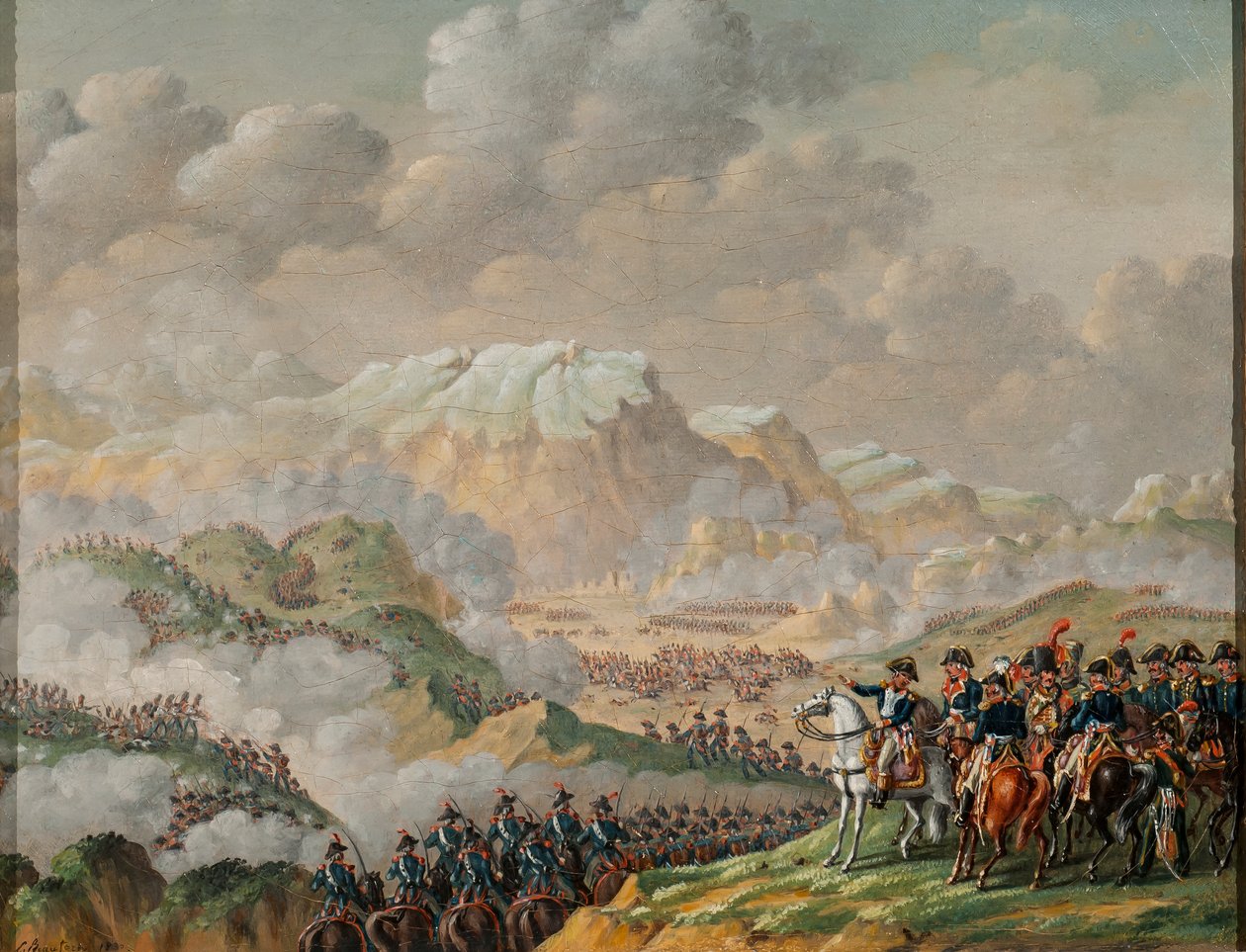 Bitwa pod Rivoli, 13 stycznia 1797, 1835 autorstwa G. Beaufort