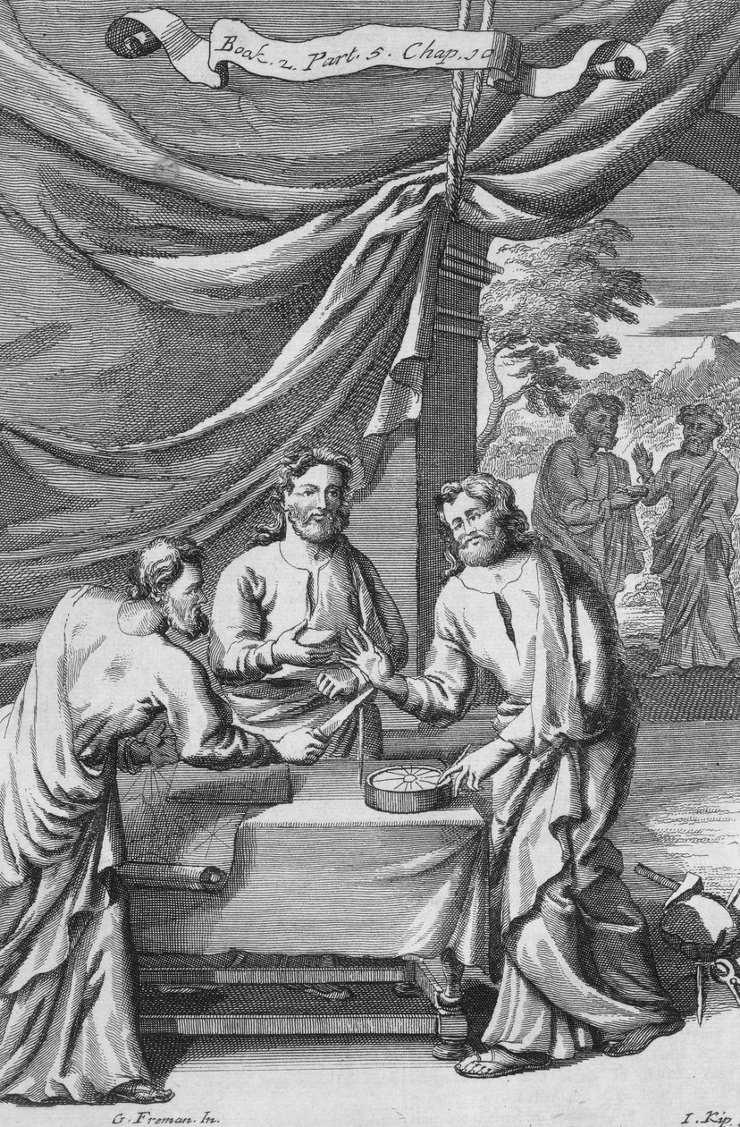 Argument między kartografami, ilustracja z Księgi 2, część 5, rozdział 10 
