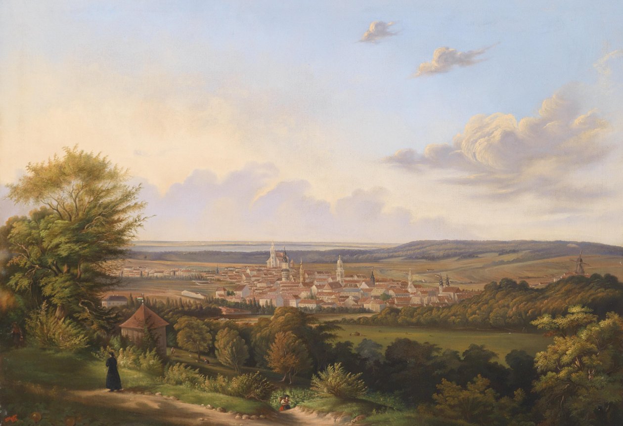 Widok na Sopron autorstwa G. Hueber