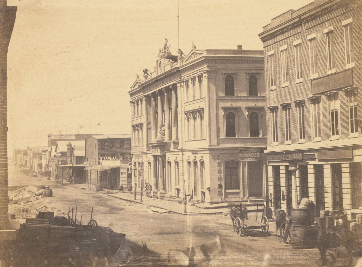(Giełda handlowa, na Battery Street) autorstwa G. R. Fardon