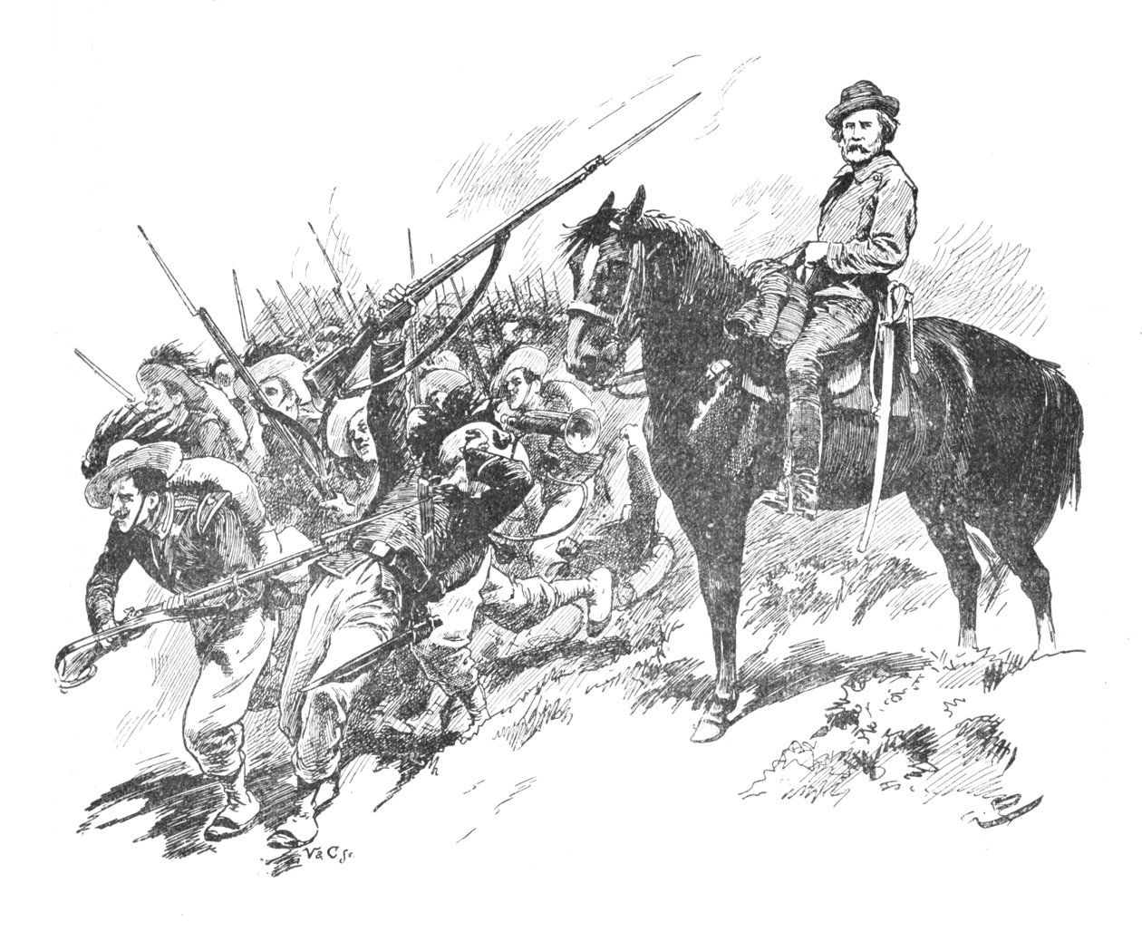 To właśnie w tym momencie pojawił się Garibaldi, 1902 autorstwa GB