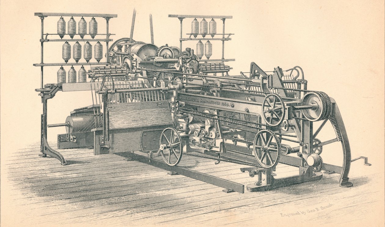 Samodzielny muł. Sharp & Roberts Principle, P. MacGregor, Manchester”, 1874 autorstwa GB Smith