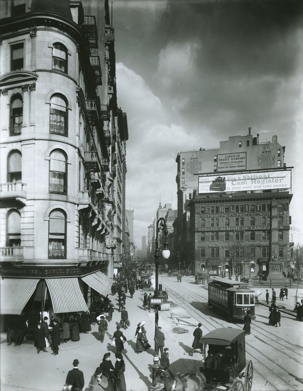 Broadway na północ od 24th Street, Nowy Jork autorstwa G.P. Hall und Sohn
