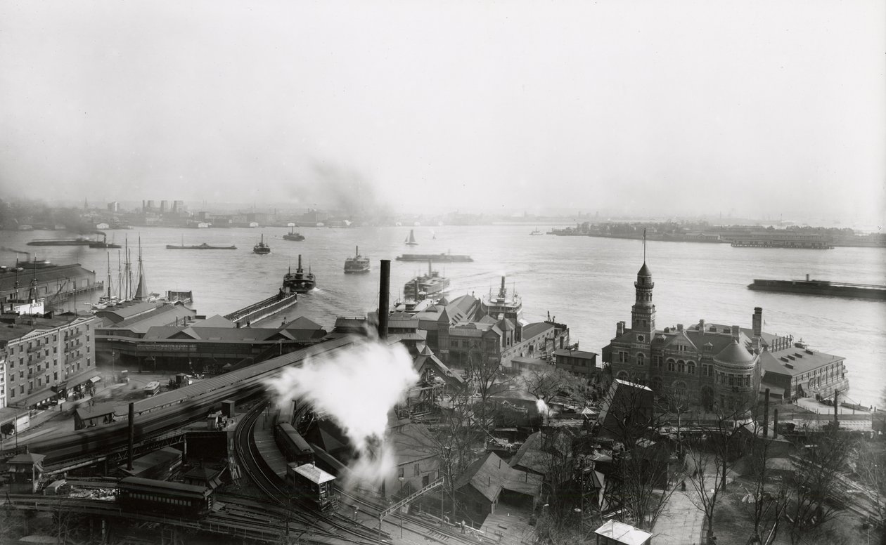 Południowy Terminal Promowy, 1905 autorstwa G.P. Hall und Sohn
