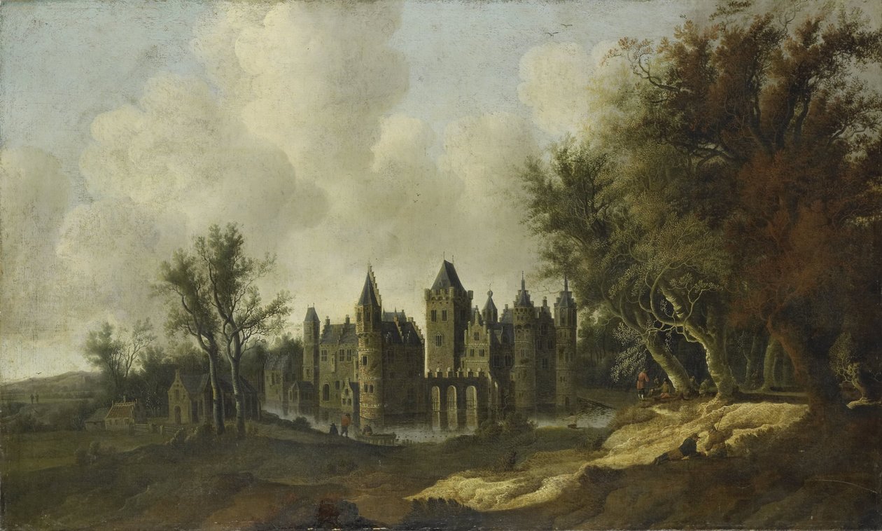 Zamek Egmond autorstwa G.W. Berckhout