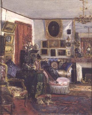 Scena wewnętrzna autorstwa G. A. Launay