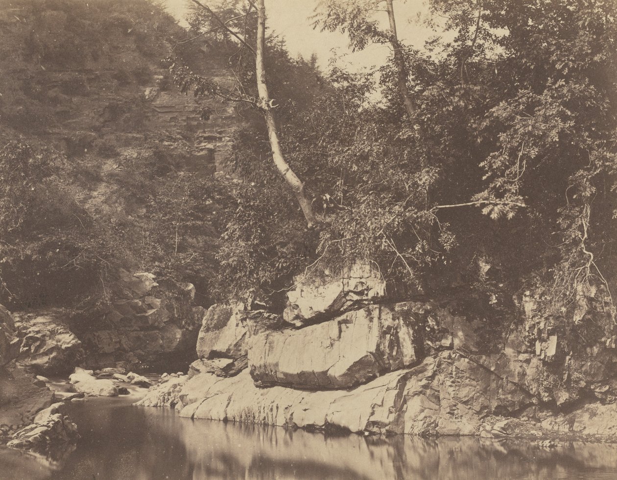 Scena rzeczna, ok. 1855. autorstwa G. B. Gething