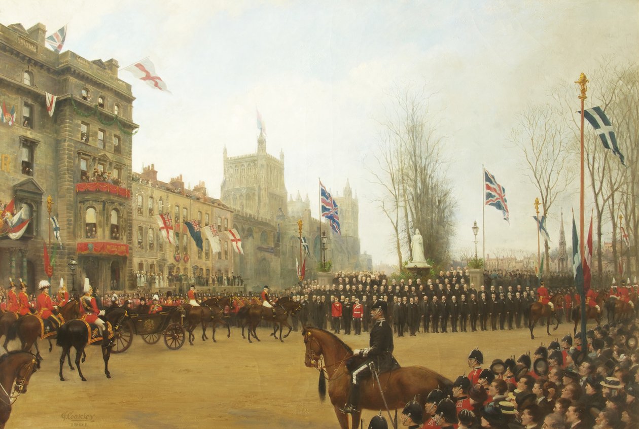 Wizyta królowej Wiktorii w Bristolu w 1899 r. autorstwa G. Coakley