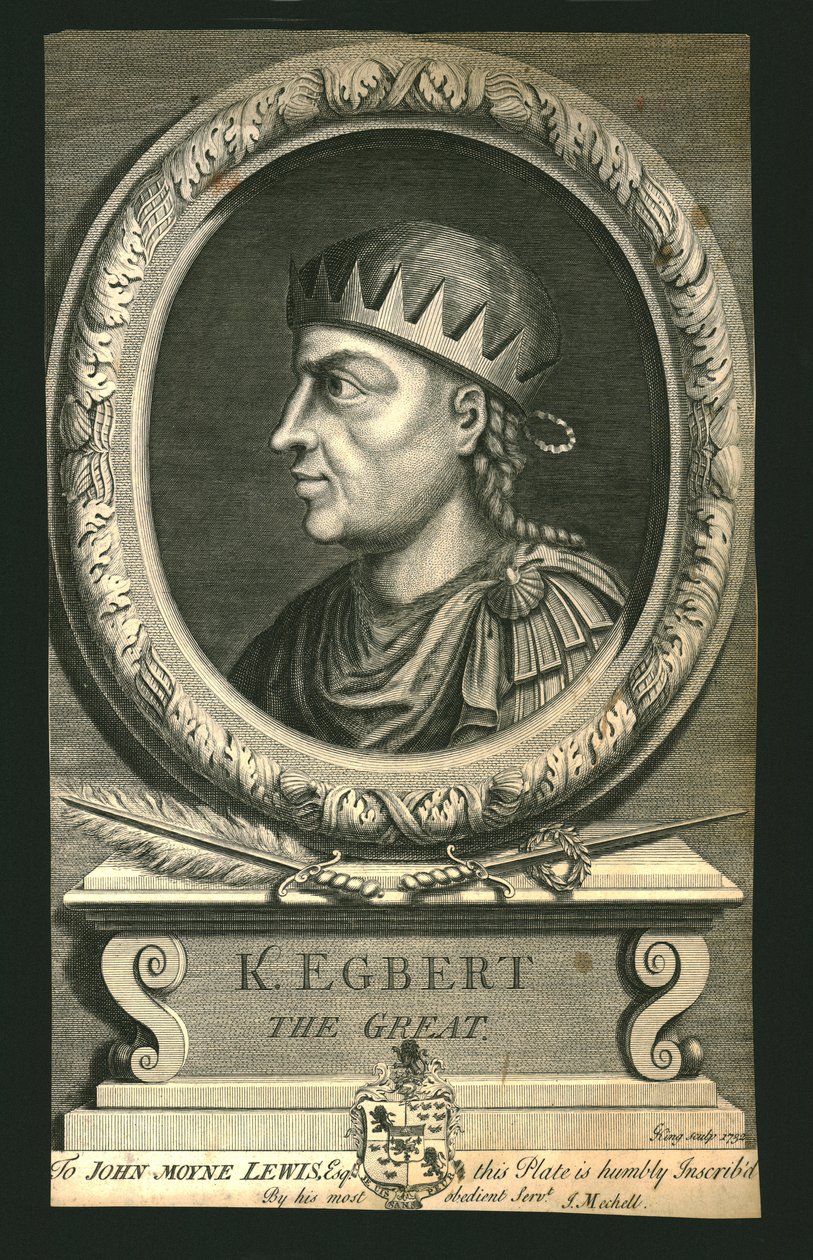Król Egbert Wielki, 1732 autorstwa G King