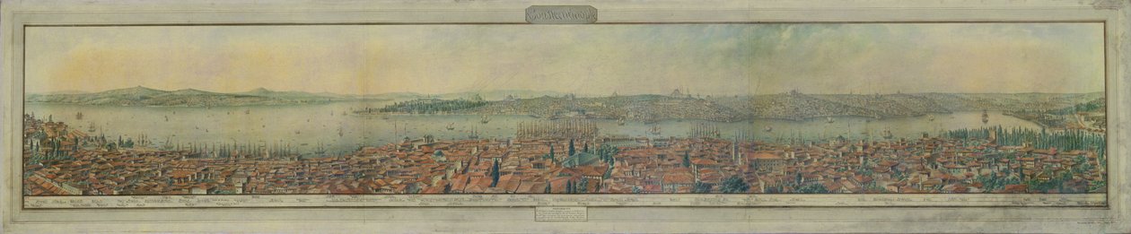 Widok Konstantynopola autorstwa G. Manzoni
