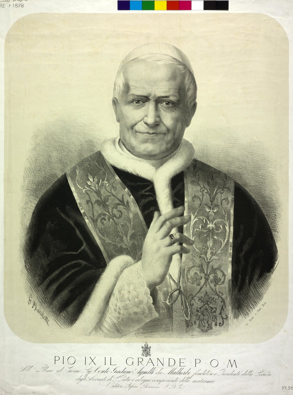 Papież Pius IX autorstwa G. Marchetti