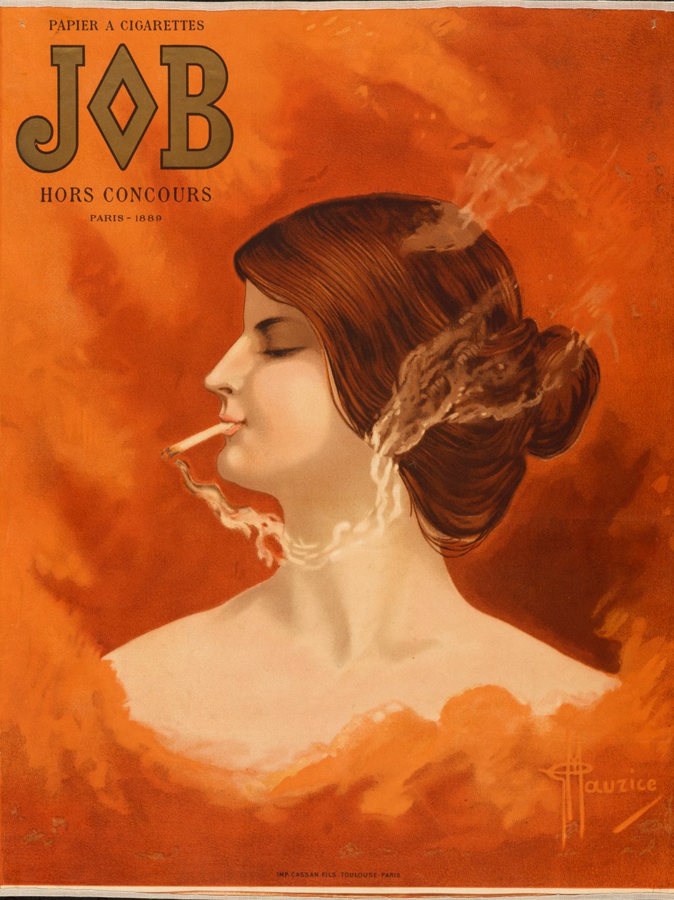 JOB Bibułka papierosowa — Hors Competition Paryż 1889, ok. 1905 (litografia) autorstwa G. Maurice