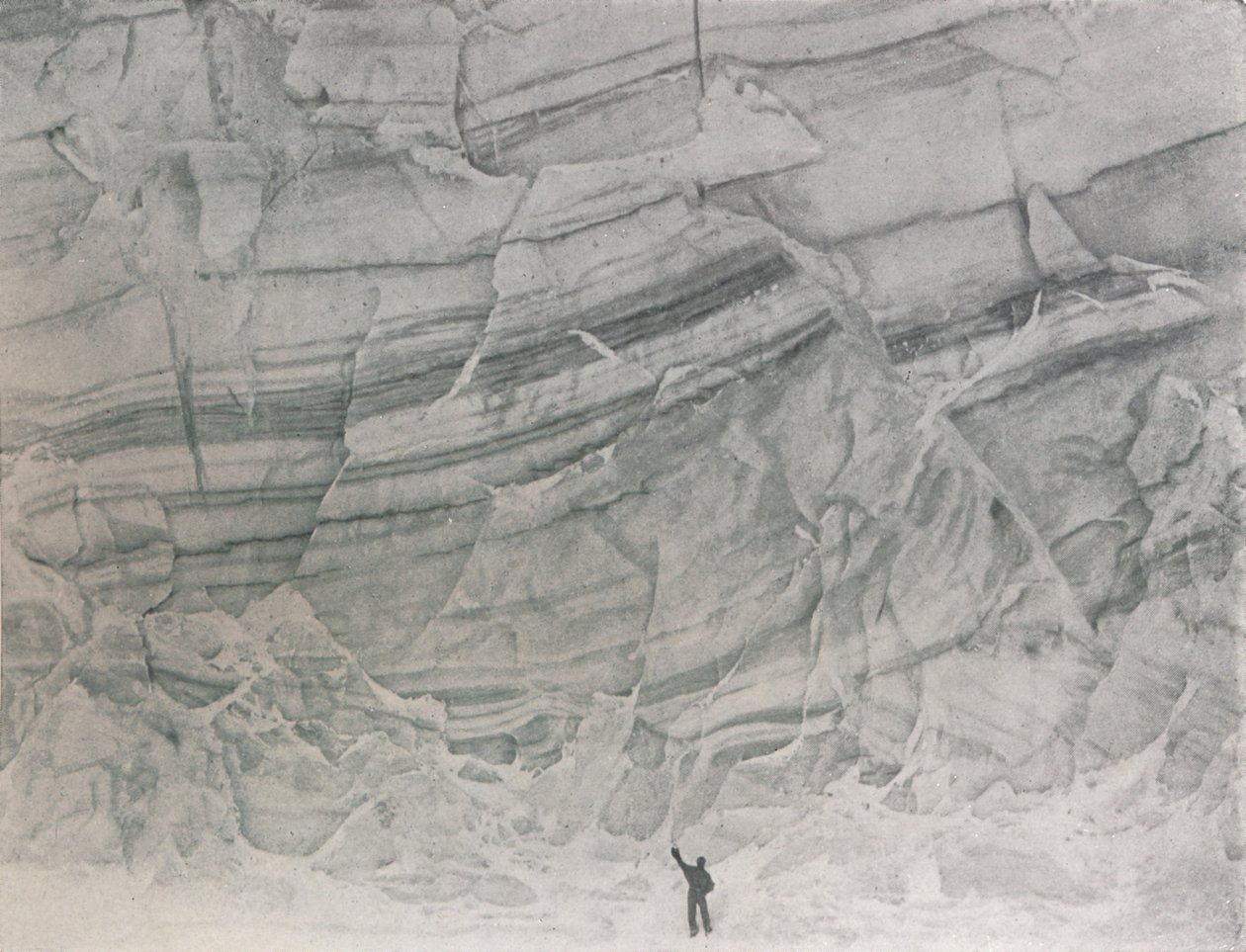 Struktura lodu, c1911, 1913 autorstwa G. Murray Levick