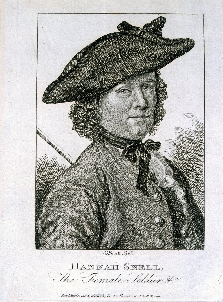 Hannah Snell, kobieta-żołnierz, wydana przez R.S. Kirby, 1804 autorstwa G. Scott