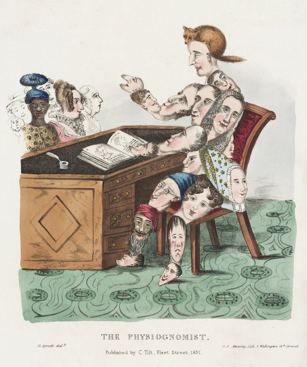 Fizjonomista, 1831 autorstwa G. Spratt
