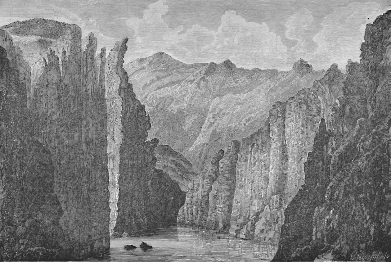 Wielki Kanion, 1883 autorstwa G. Wyand