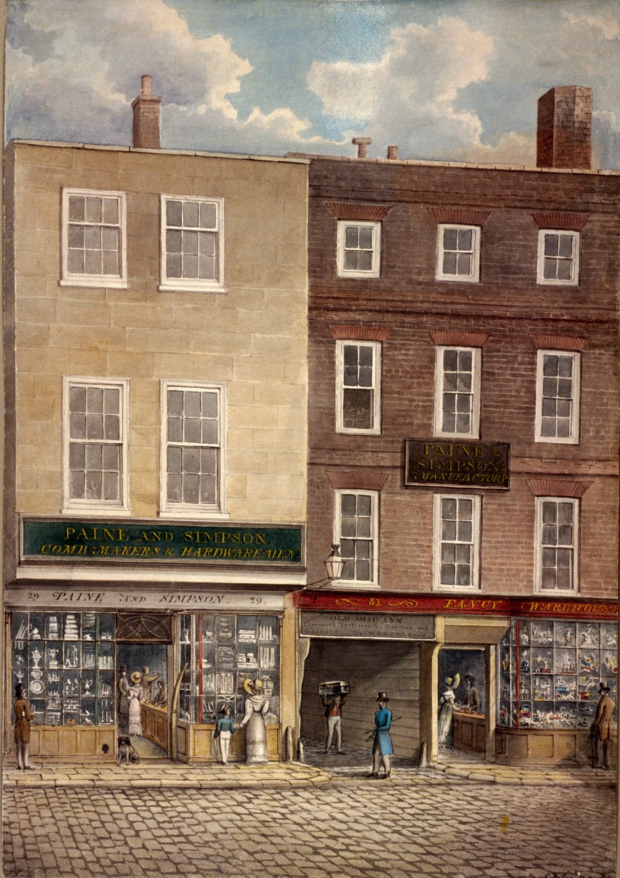 Borough High Street, Londyn, 1830 autorstwa G Yates