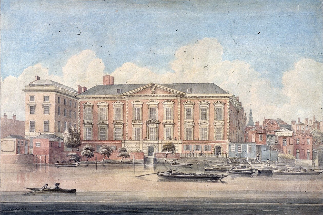 Hala Rybaków, Londyn, 1826 autorstwa G Yates