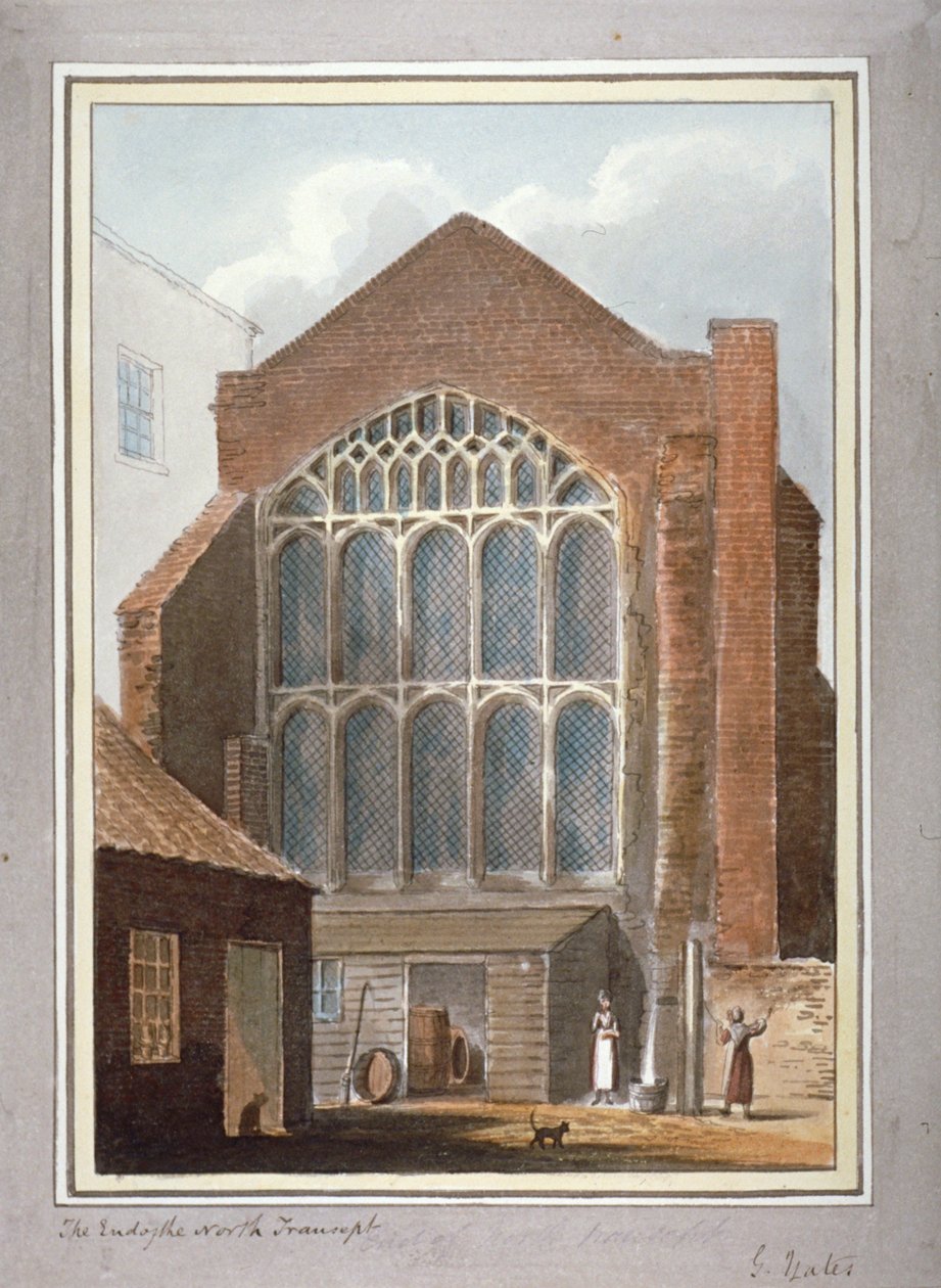 Katedra w Southwark, Londyn, 1825 autorstwa G Yates
