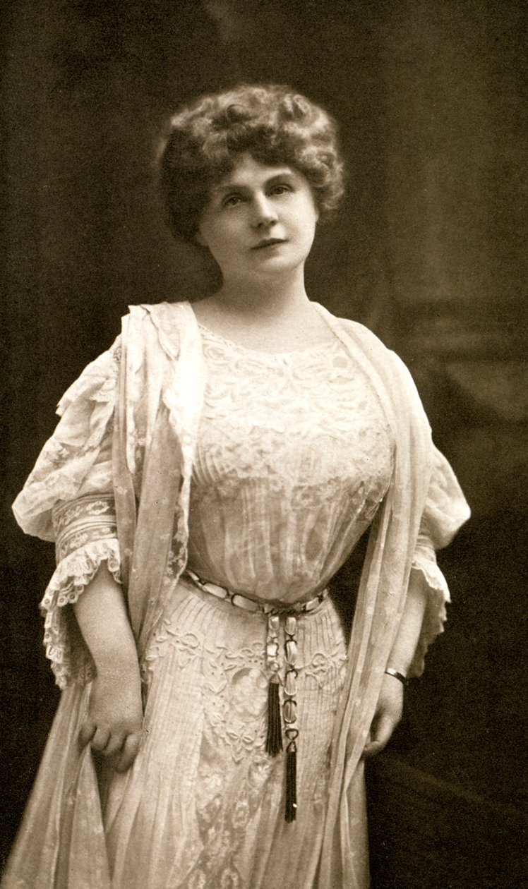 Marie Corelli, brytyjska powieściopisarka, 1909. autorstwa Gabell