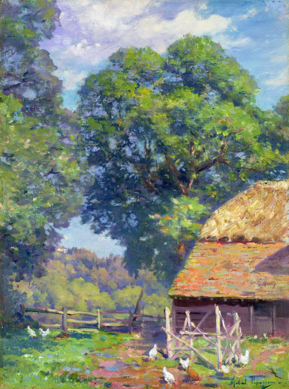 Gospodarstwo z drobiem autorstwa Gabriel Edouard Thurner
