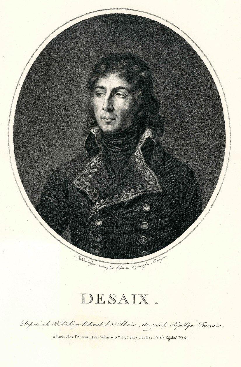Portret Louis Charles Antoine Desaix (1768-1800) autorstwa Gabriel Fiesinger