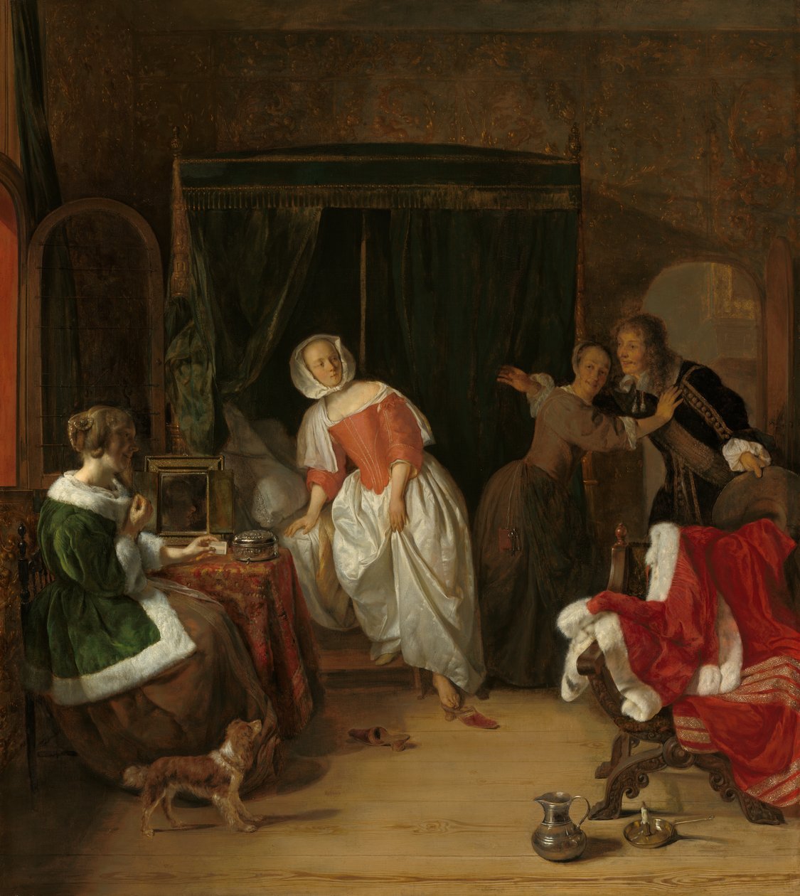 Intruz autorstwa Gabriel Metsu