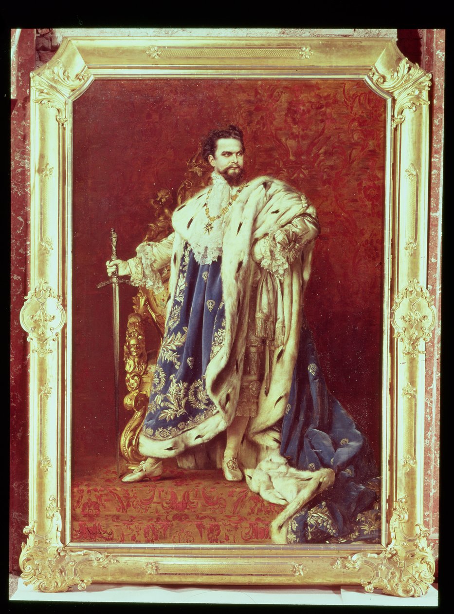 Ludwig II (1845-86) 1887 autorstwa Gabriel Schachinger