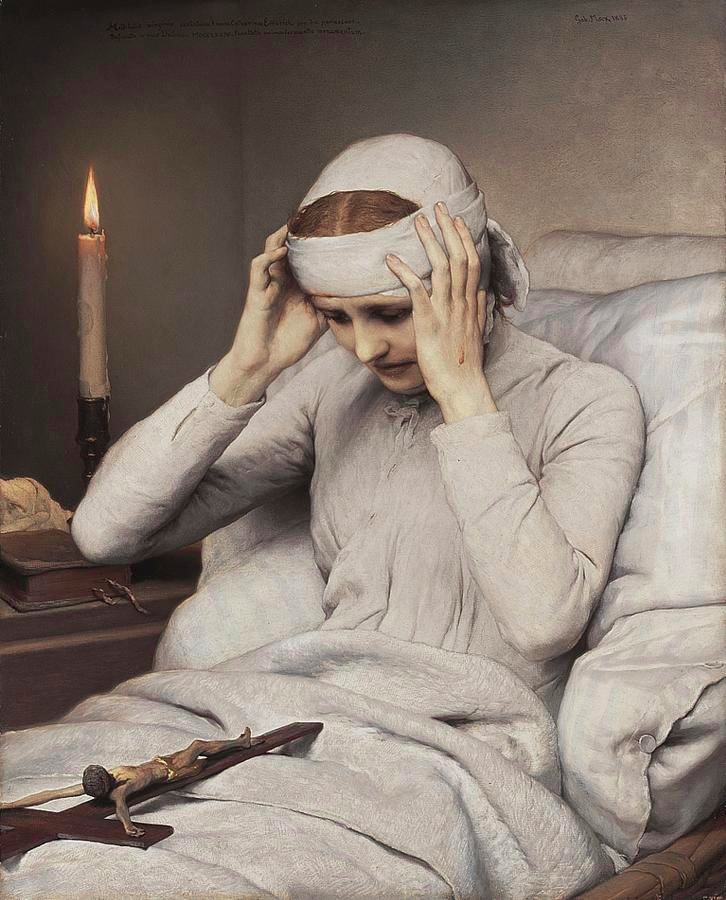 Nieznany obraz autorstwa Gabriel von Max