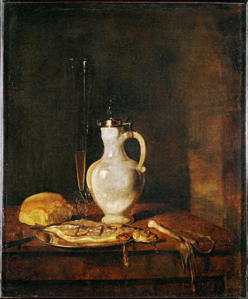 Śniadanie śledziowe ... autorstwa Gabriel (attr. to) Metsu