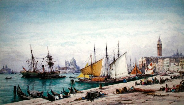 Venezia (akwarela na papierze) autorstwa Gabriel Carelli