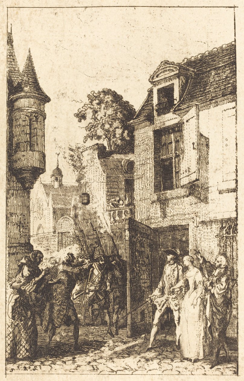 Nigdy nie myślimy o wszystkim autorstwa Gabriel Jacques de Saint Aubin