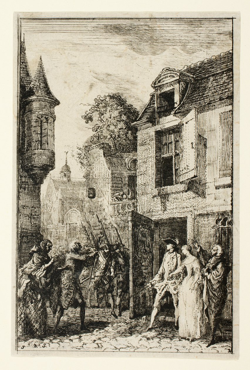 Nikt nigdy o tym nie myśli autorstwa Gabriel Jacques de Saint Aubin