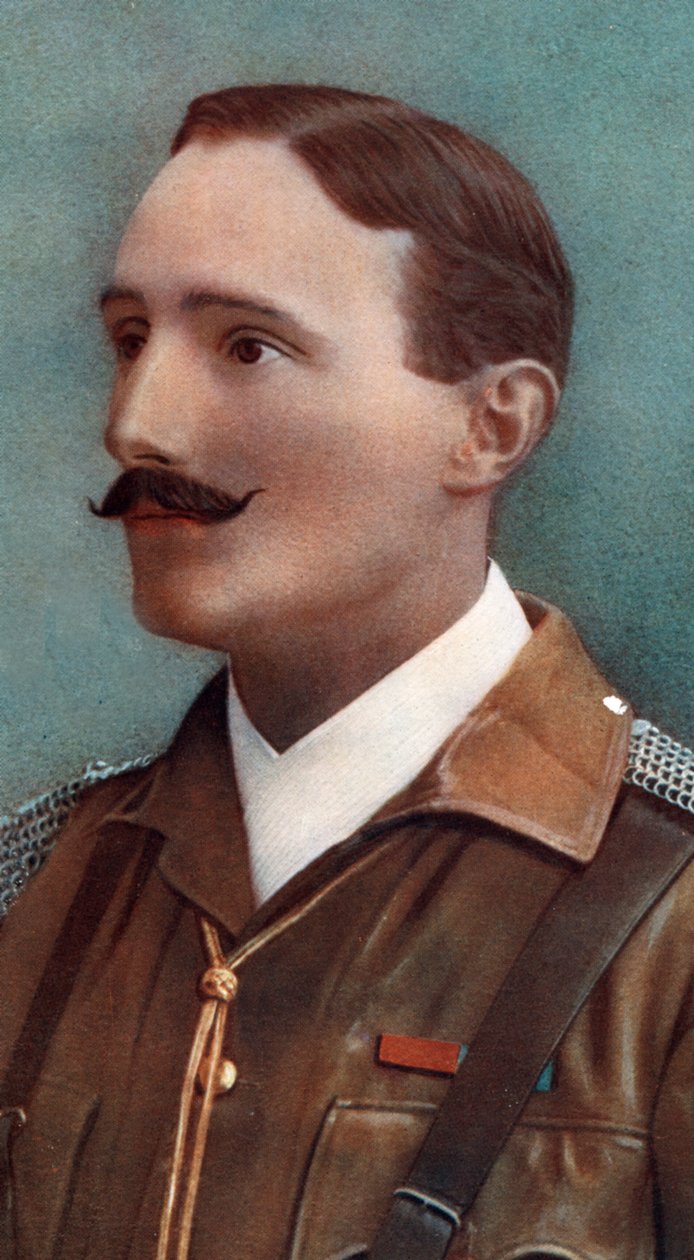 Raymond Harvey de Montmorency, VC, dowódca zwiadowców Montmorency, ok. 1900 1902. autorstwa Gabriel Lekegian
