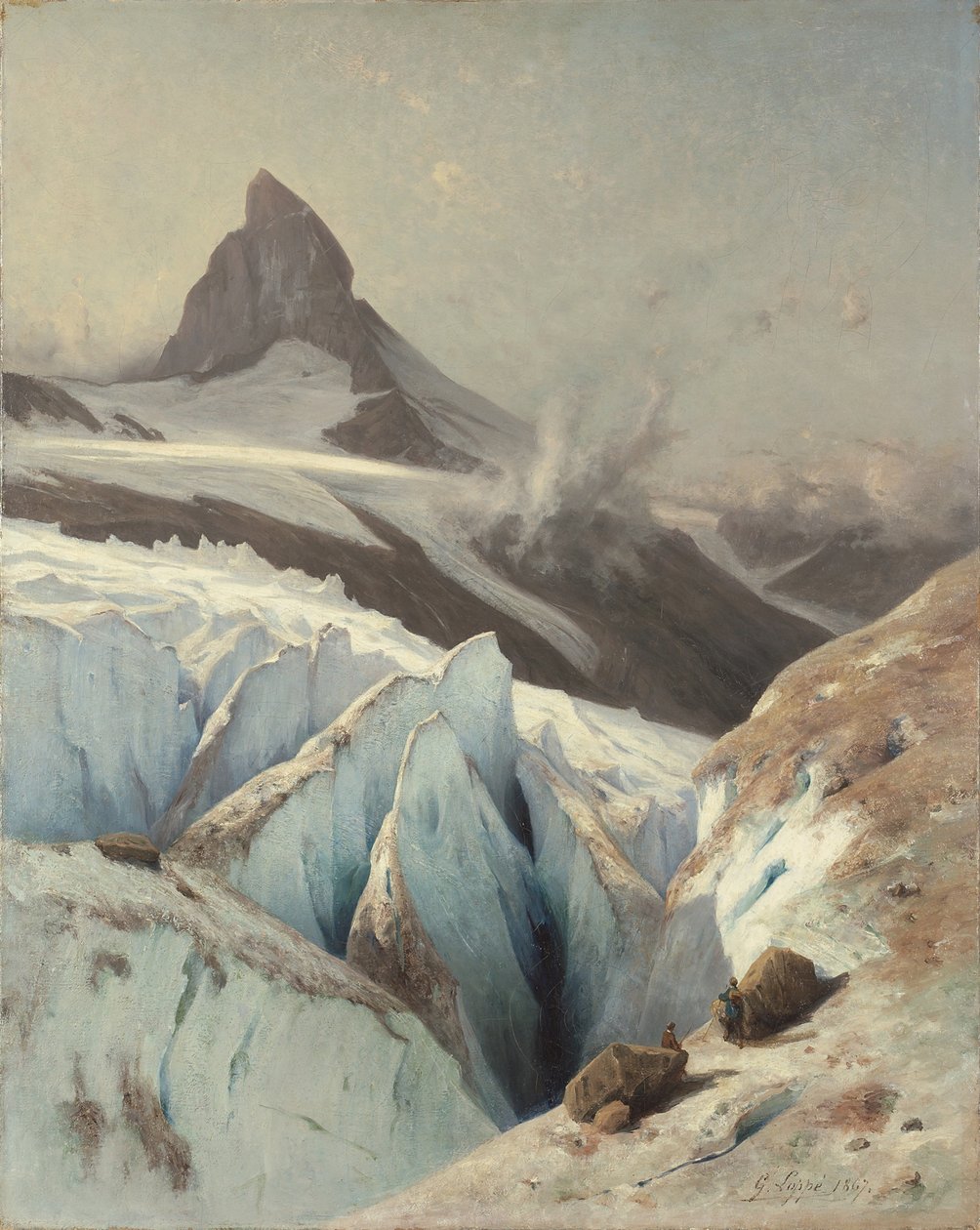 Matterhorn, 1867. autorstwa Gabriel Loppe